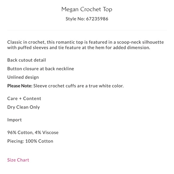 Free People Megan Crochet Top L NWT - Picture 7 of 7